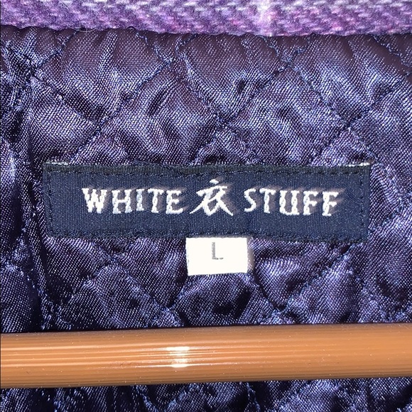 💥TOPS SALE💥 WHITE STUFF PADDED SWEATSHIRT IN PURPLE - Picture 4 of 8